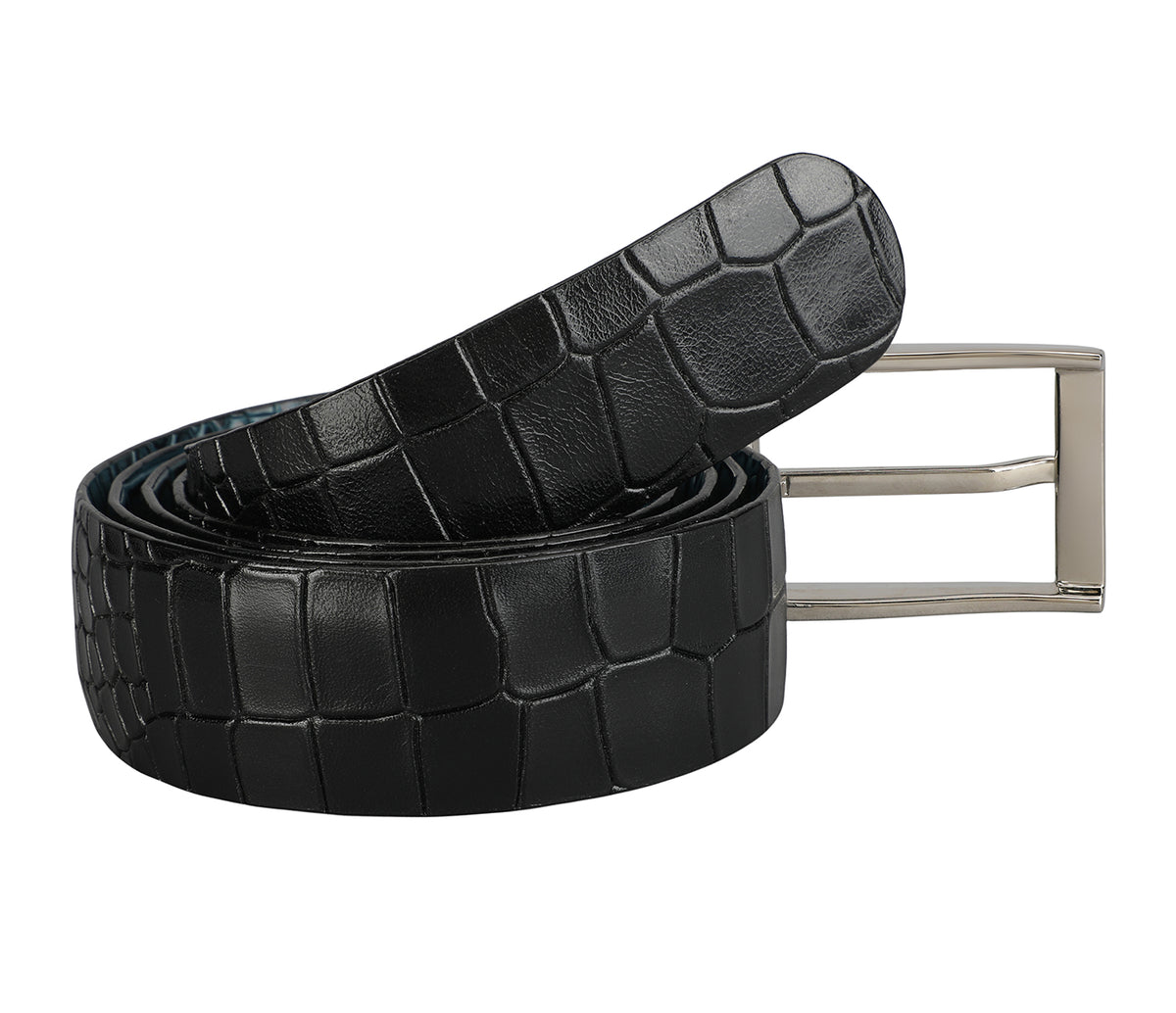 Men's Formal Wear Reversible Belt - Black/Blue