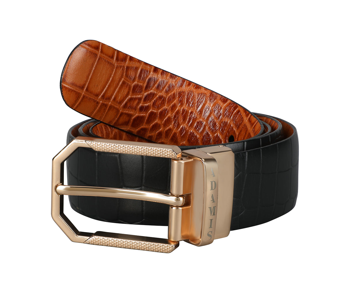 Men's Formal Wear Reversible Belt - Black/Tan