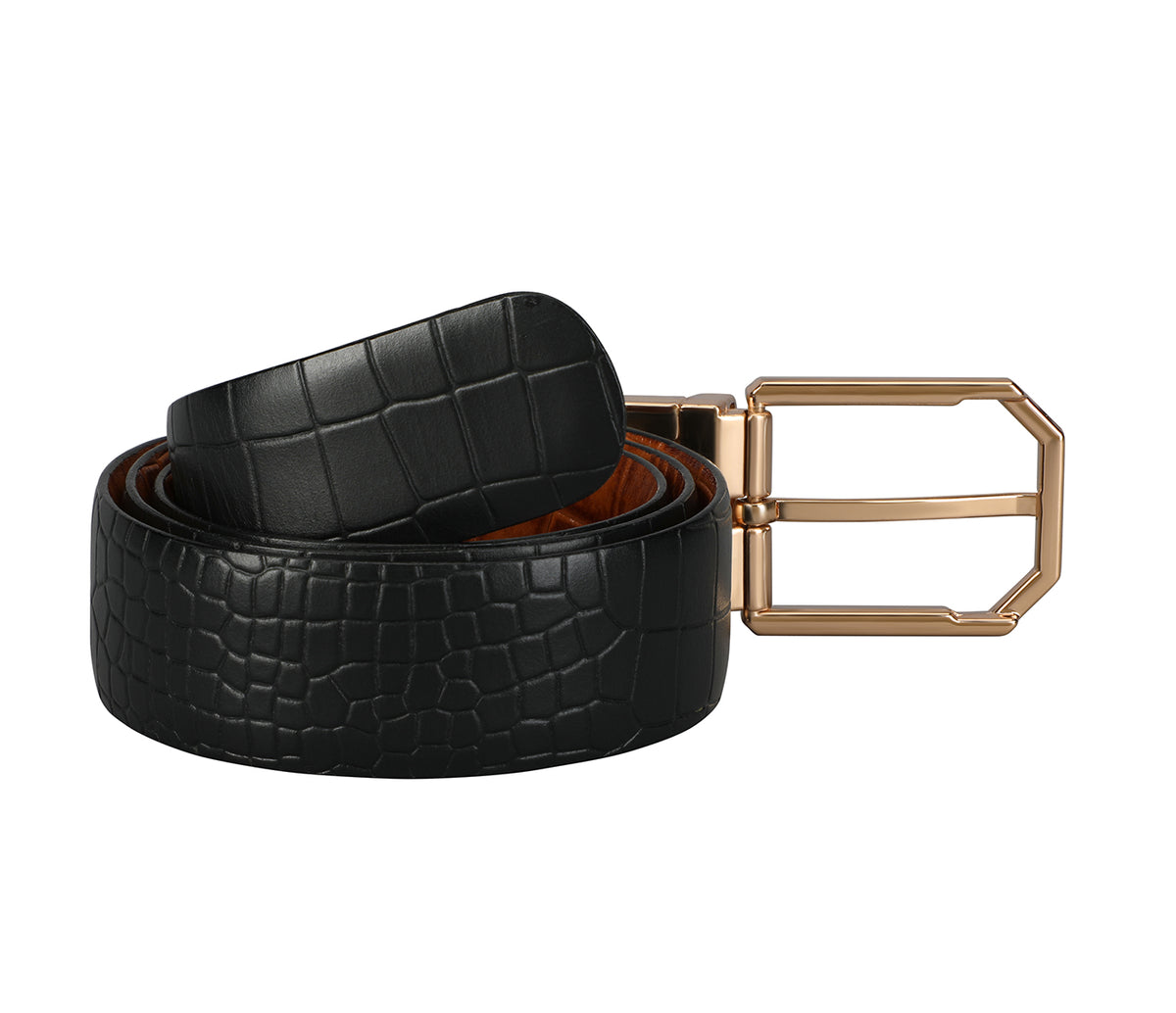 Men's Formal Wear Reversible Belt - Black/Tan