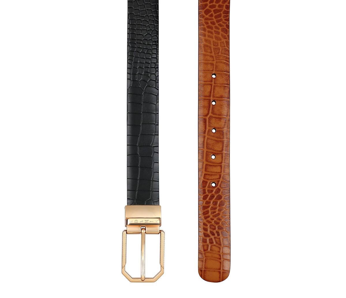 Men's Formal Wear Reversible Belt - Black/Tan