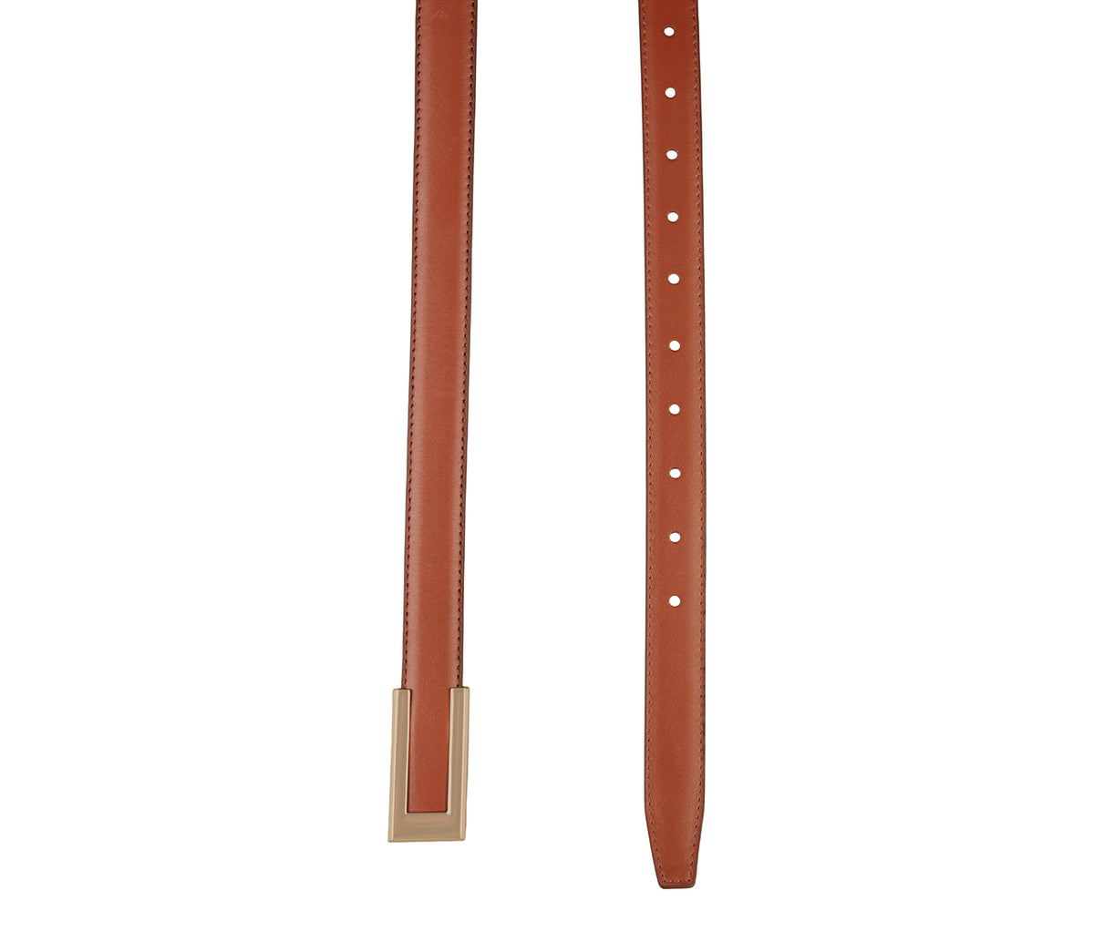 Men's Stylish Belt in Genuine Leather - Tan