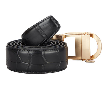 Men's Stylish Belt in Genuine Leather - Black