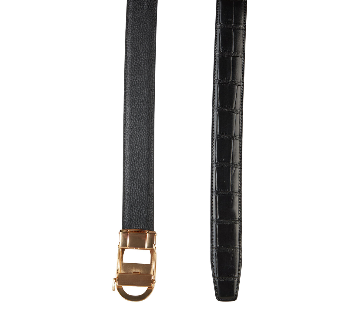 Men's Stylish Belt in Genuine Leather - Black