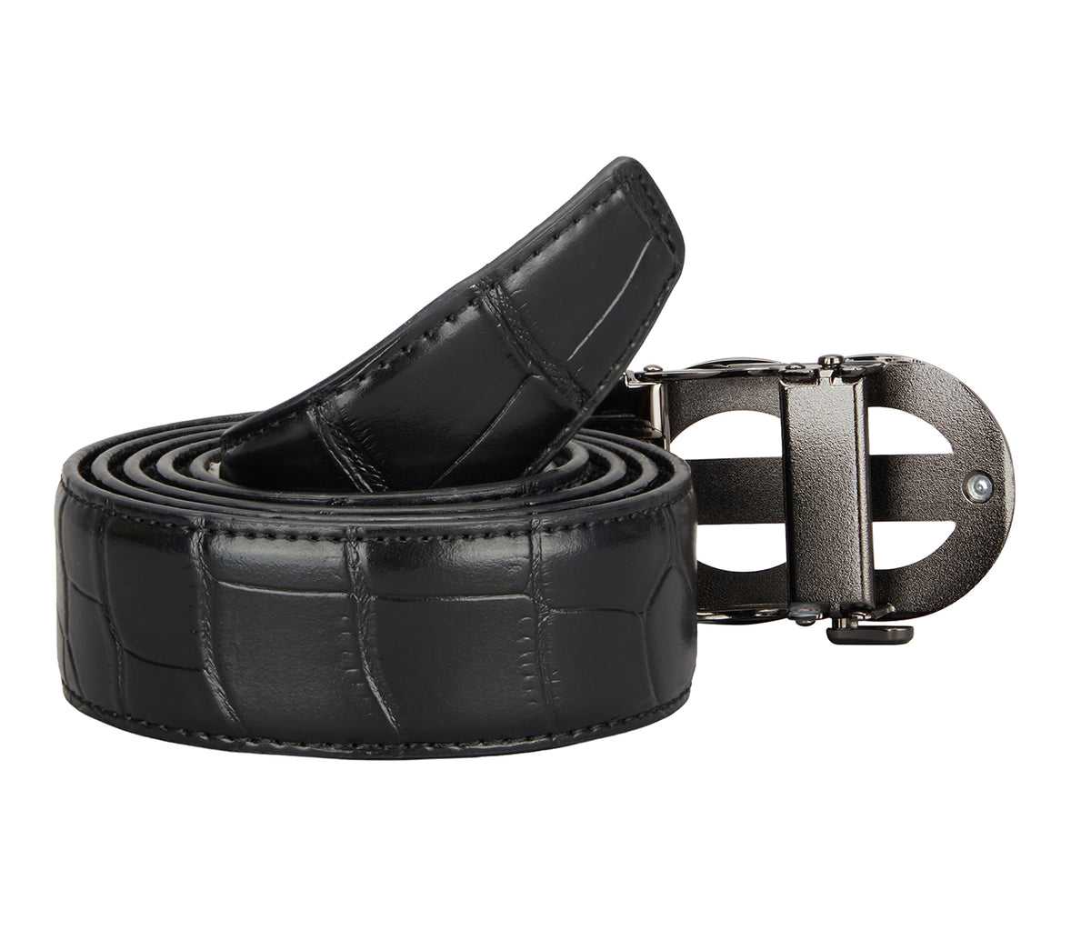 Men's Stylish Belt in Genuine Leather - Black