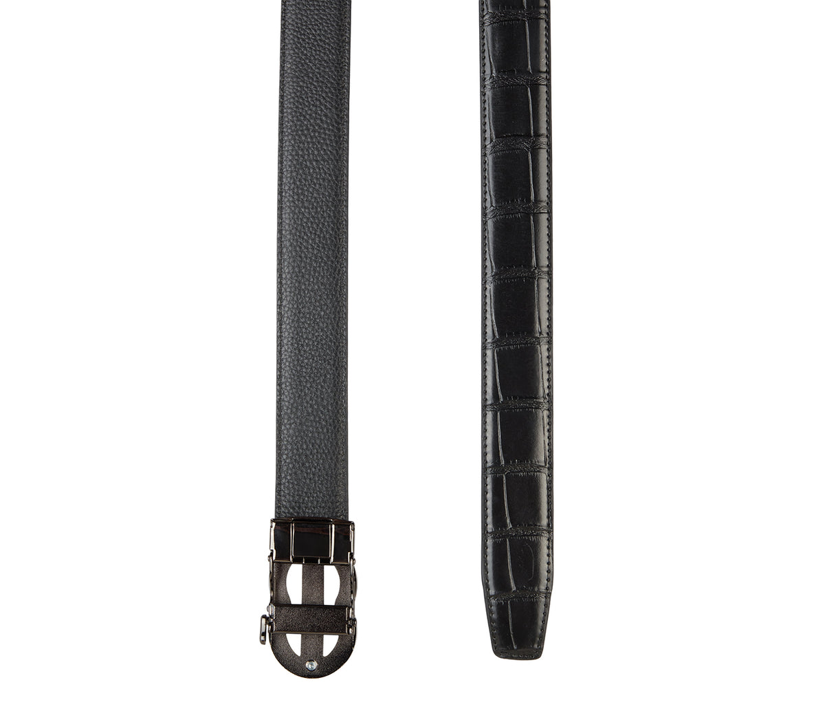 Men's Stylish Belt in Genuine Leather - Black