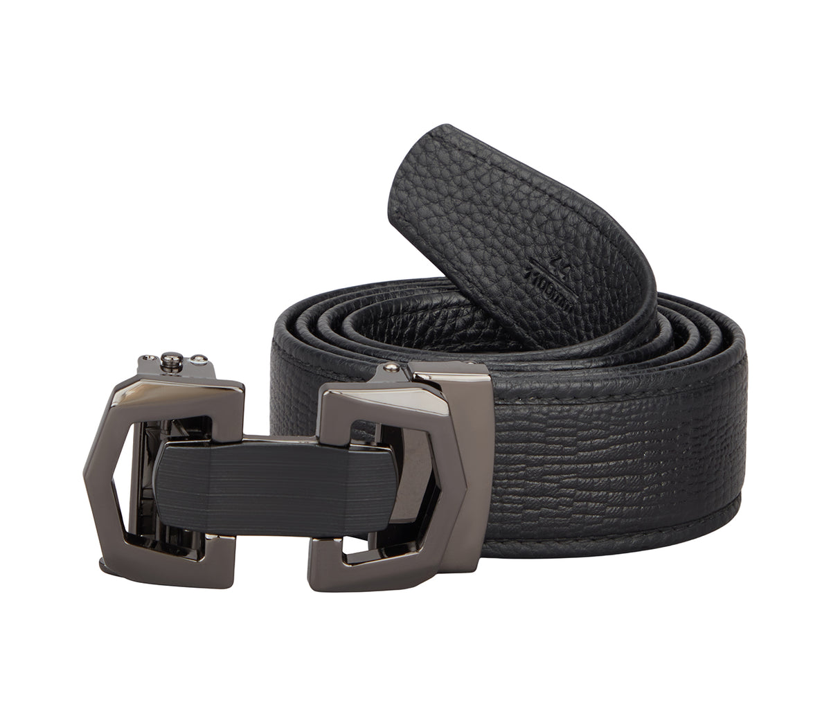 Men's Stylish Belt in Genuine Leather - Black