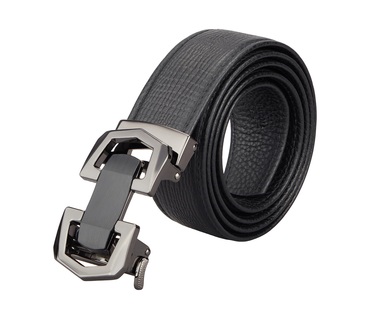 Men's Stylish Belt in Genuine Leather - Black