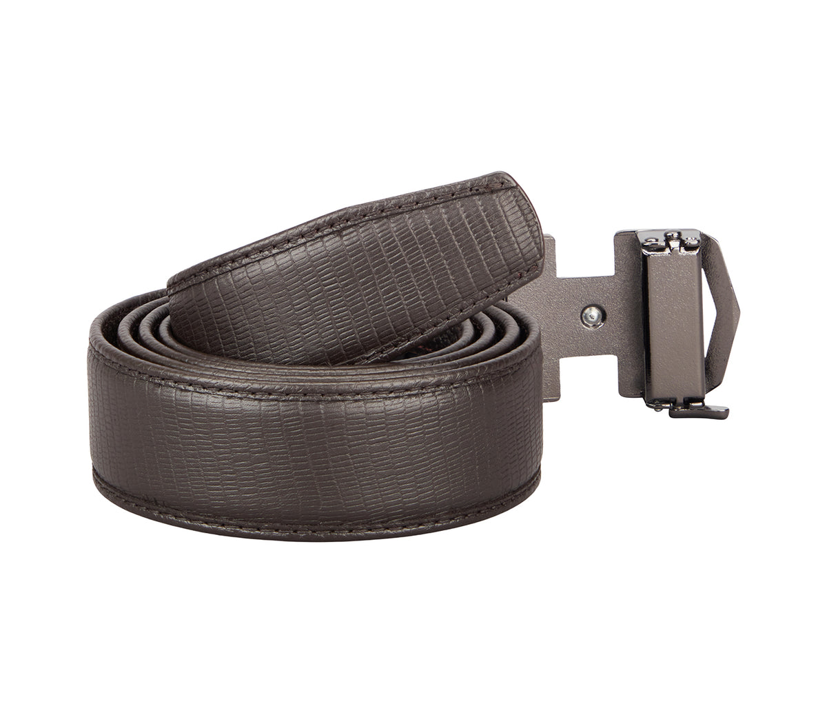 Men's Stylish Belt in Genuine Leather - Brown