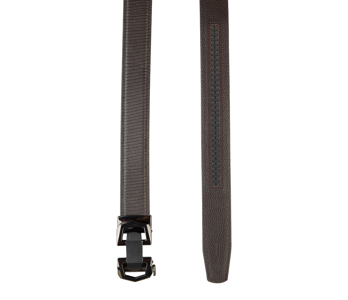 Men's Stylish Belt in Genuine Leather - Brown