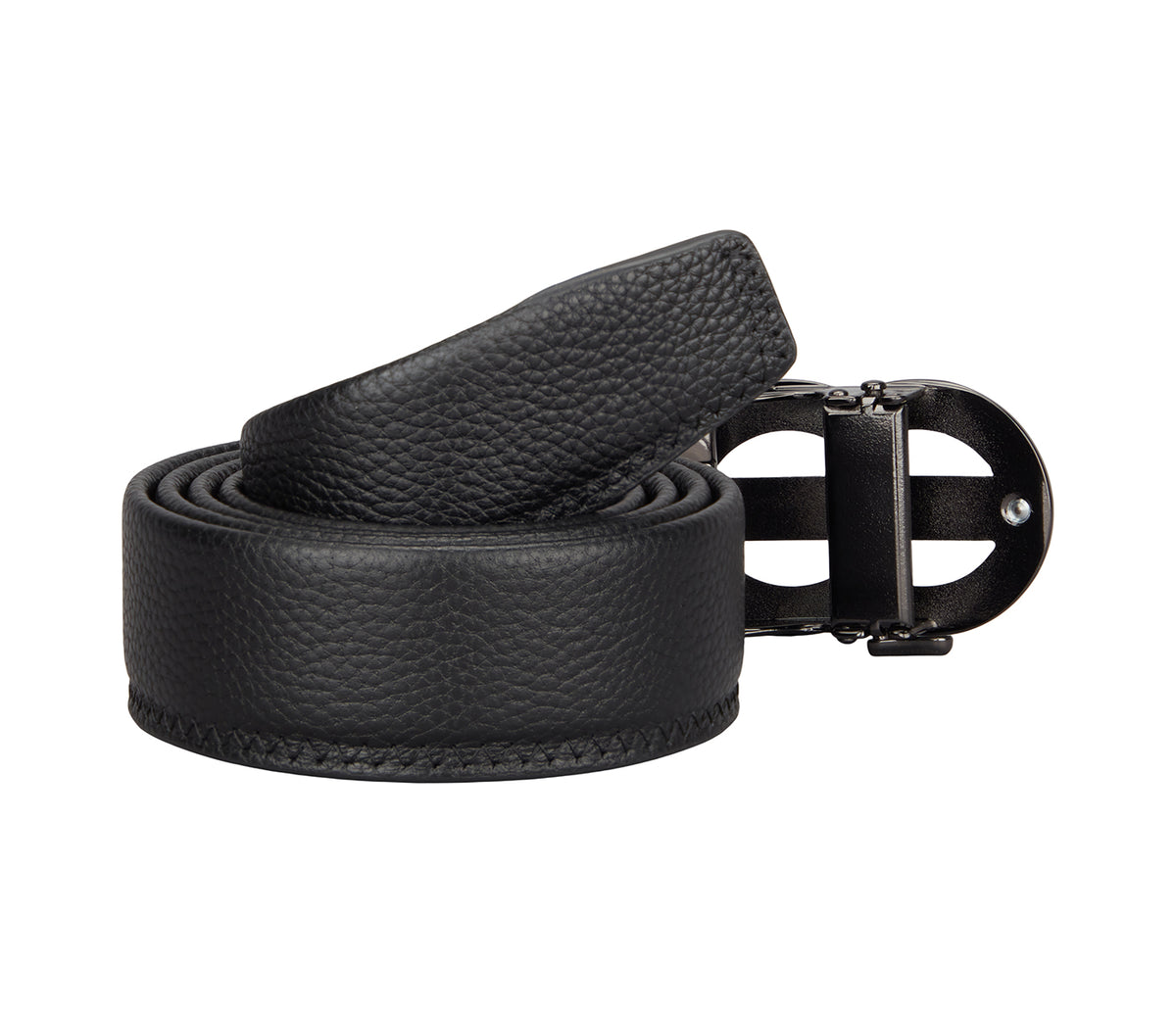 Men's Stylish Belt in Genuine Leather - Black