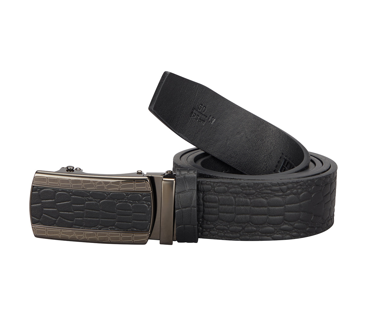 Men's Stylish Belt in Genuine Leather - Black