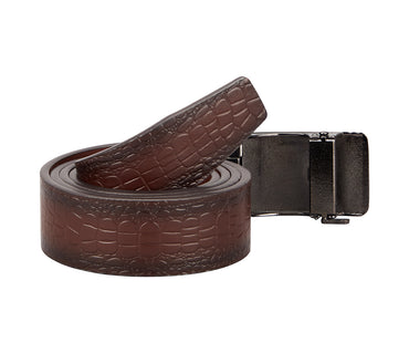 Men's Stylish Belt in Genuine Leather - Brown