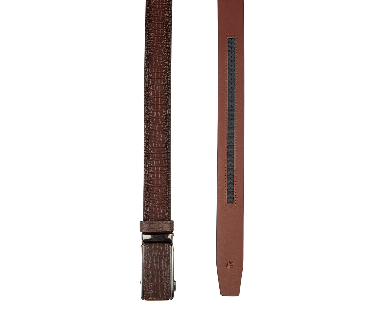 Men's Stylish Belt in Genuine Leather - Brown