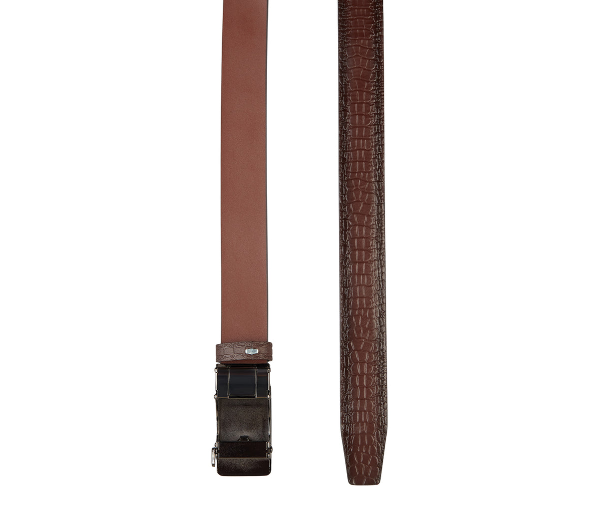 Men's Stylish Belt in Genuine Leather - Brown