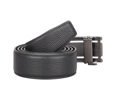 Men's Stylish Belt in Genuine Leather - Black