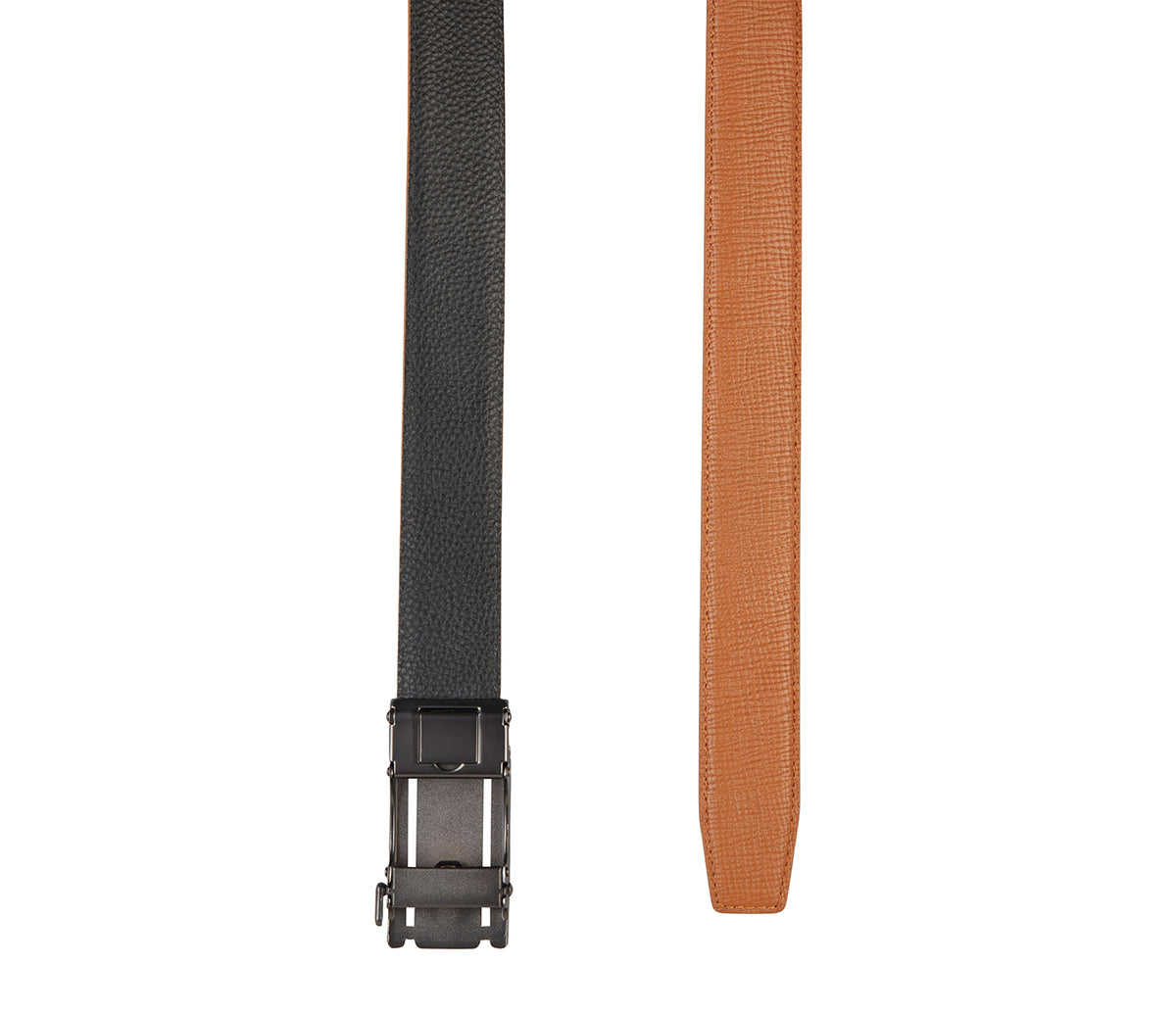 Men's Stylish Belt in Genuine Leather - Tan