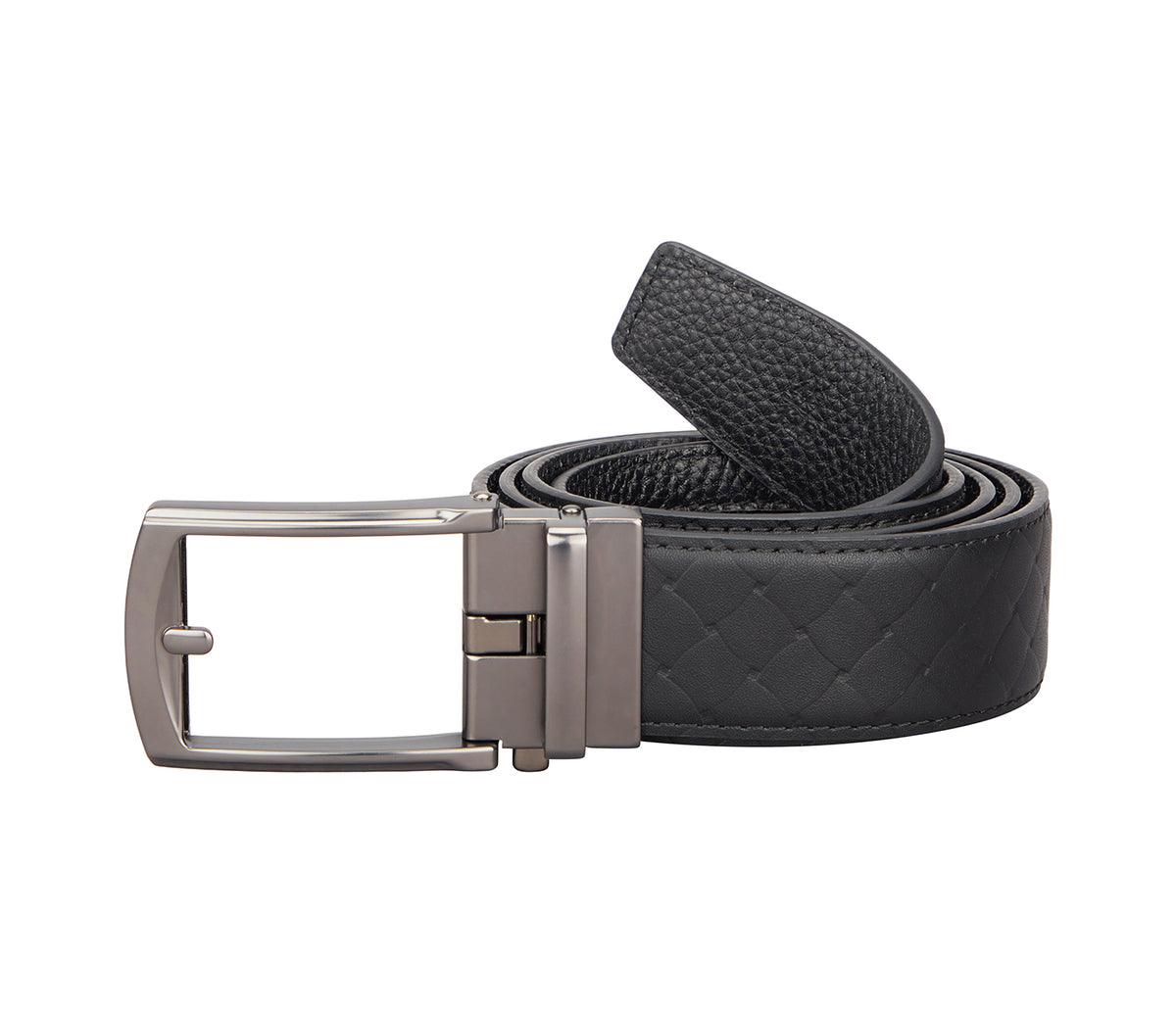 Men's Stylish Belt in Genuine Leather - Black