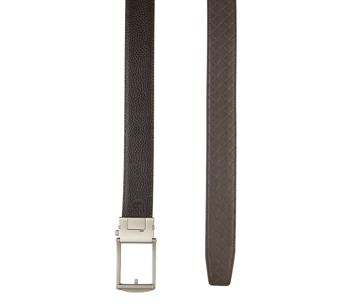 Men's Stylish Belt in Genuine Leather - Brown