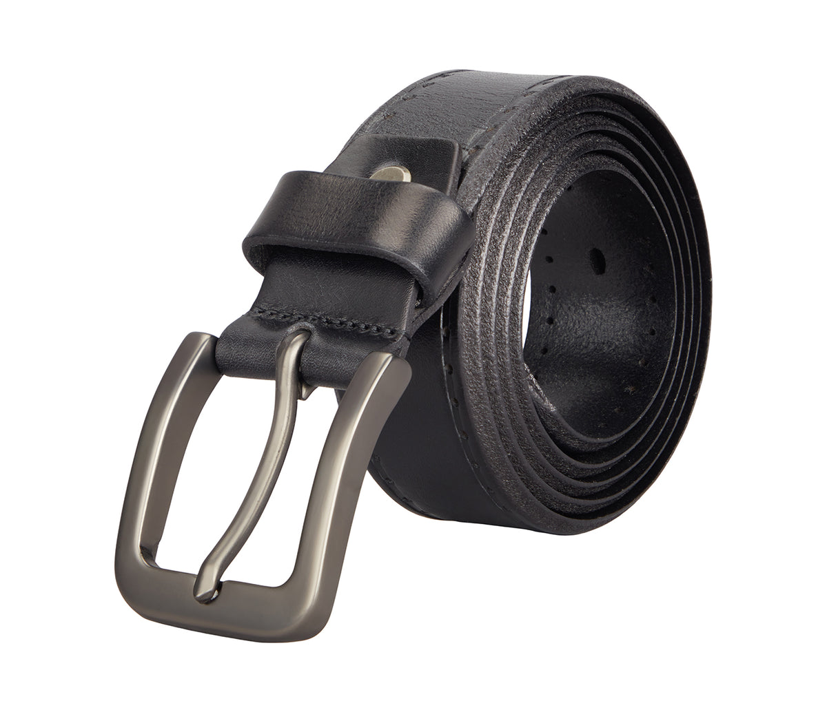 Men's Stylish Belt in Genuine Leather - Black