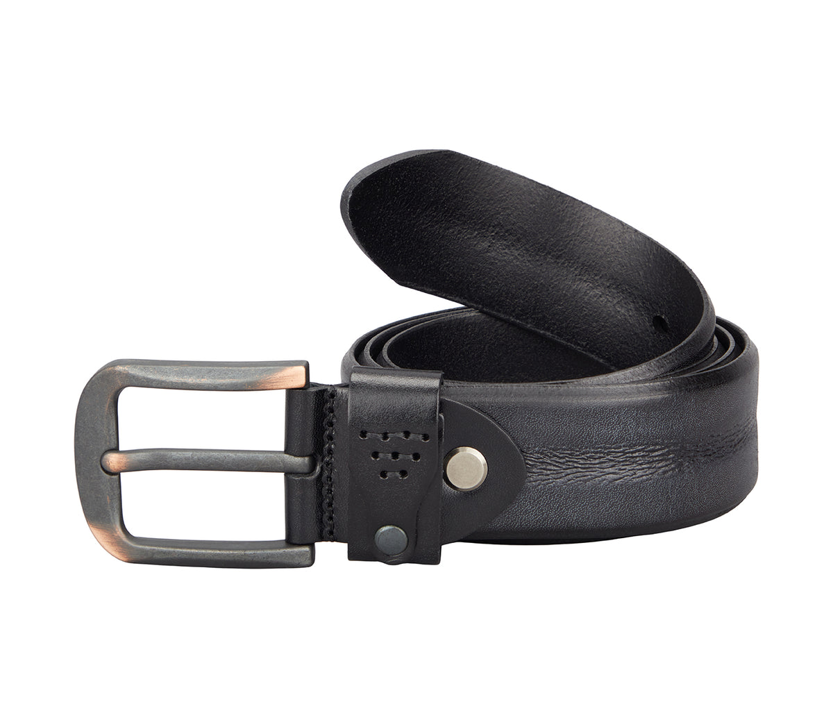 Men's Stylish Belt in Genuine Leather - Black