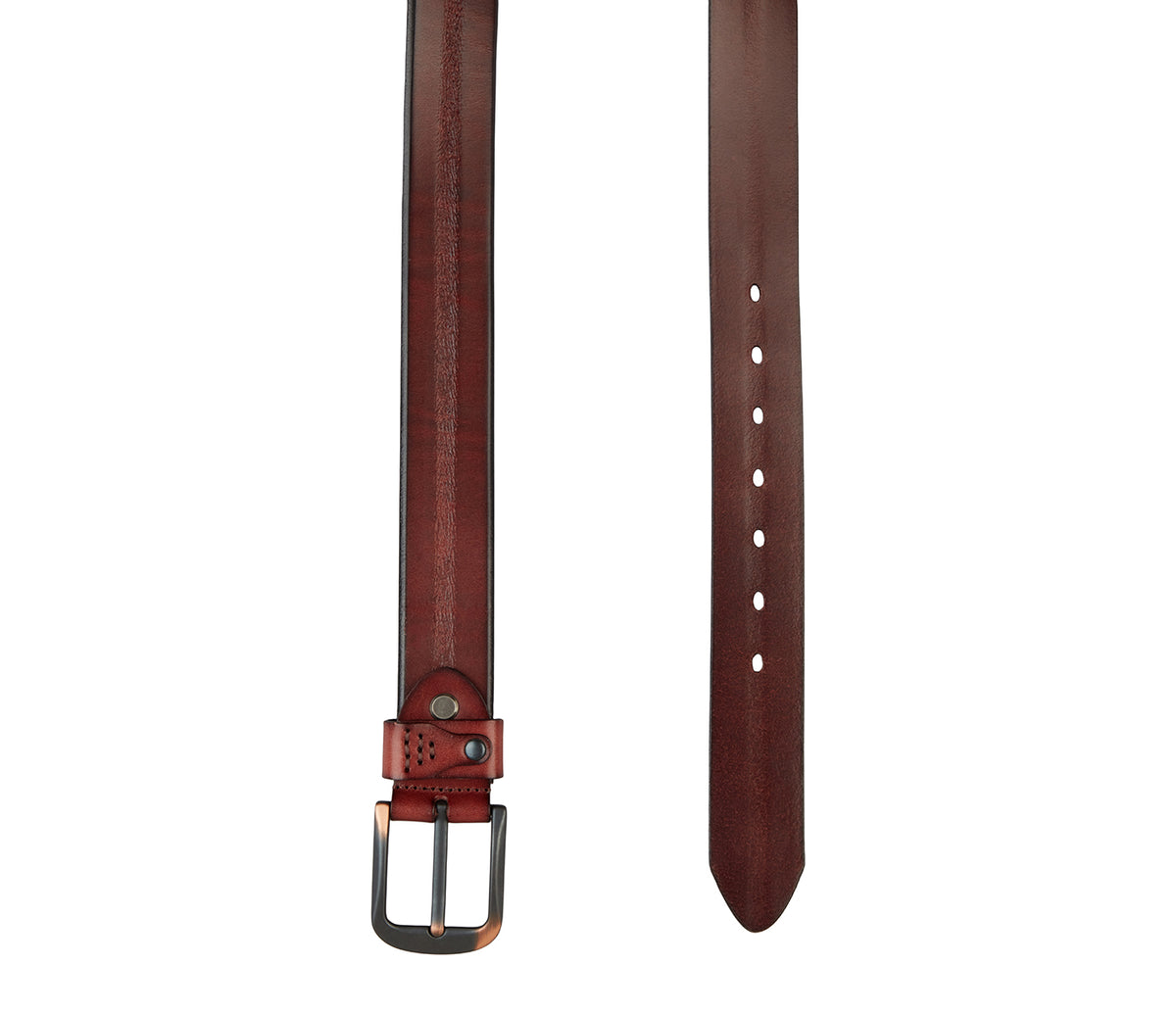 Men's Stylish Belt in Genuine Leather - Brown