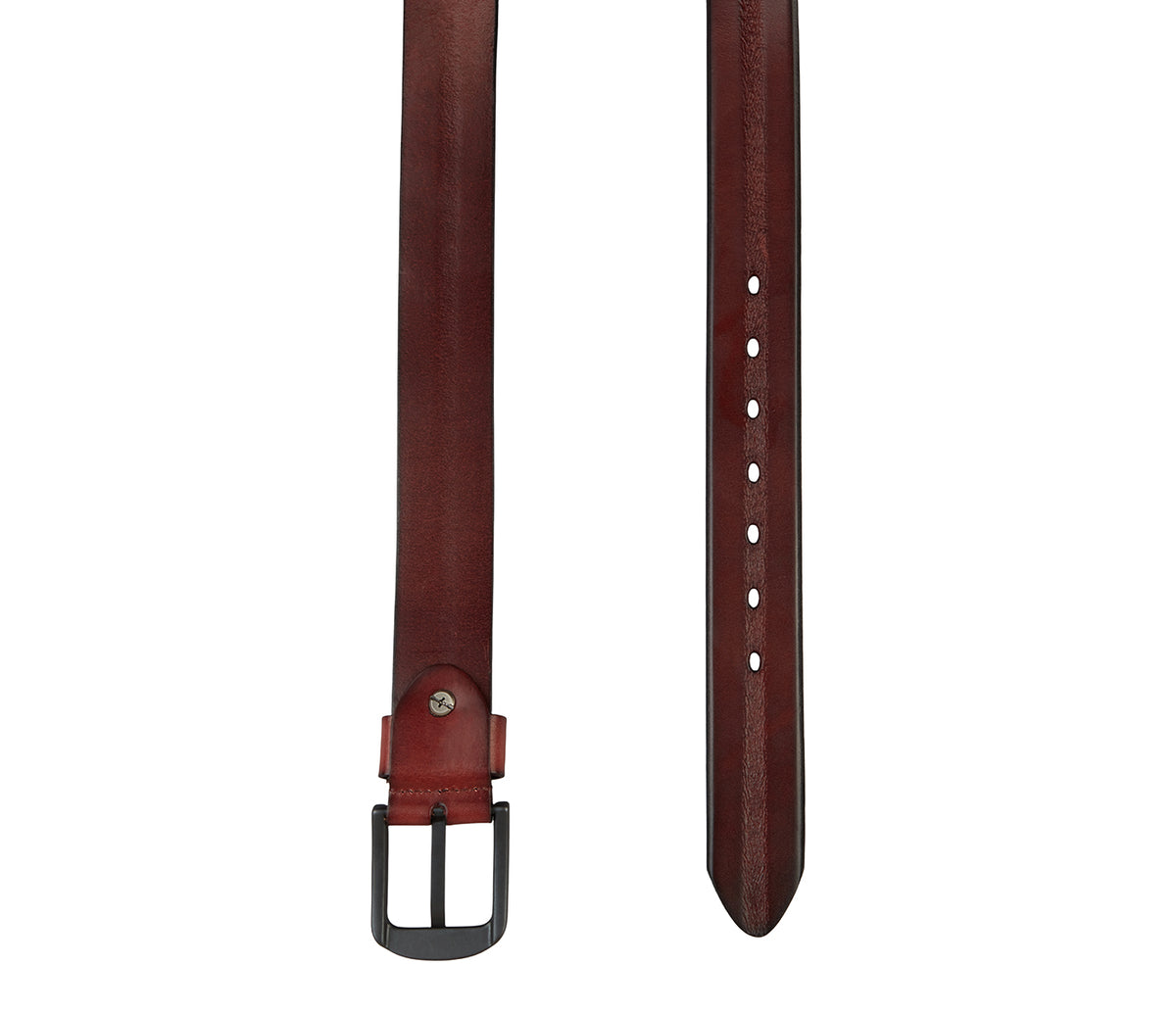 Men's Stylish Belt in Genuine Leather - Brown