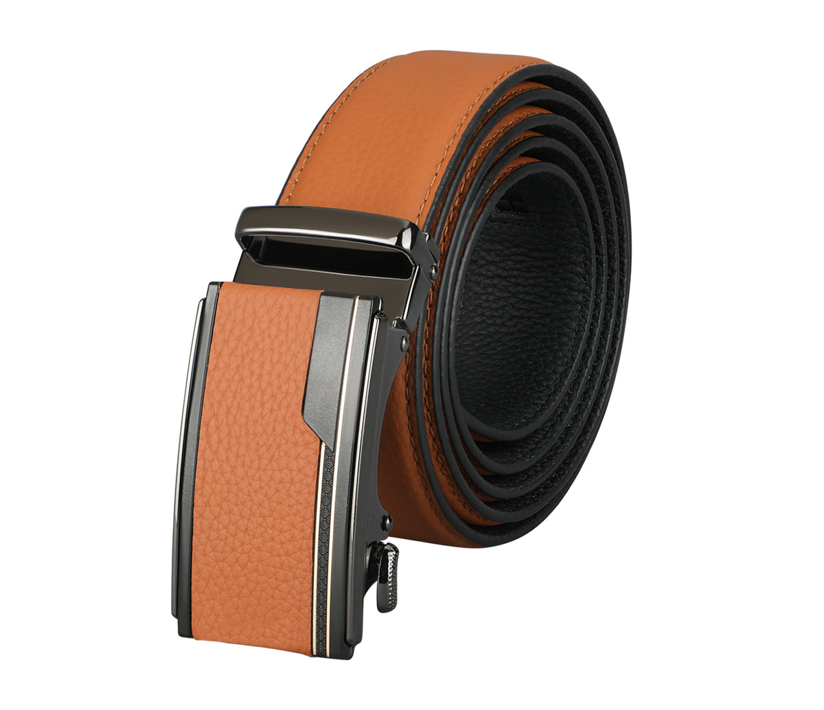 Men's stylish belt in Leather - Tan