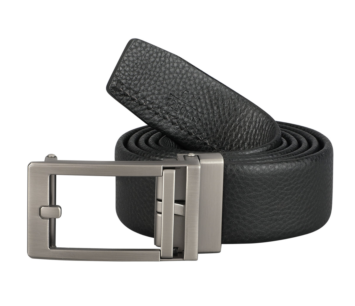 Men's belt in Genuine Leather - Black