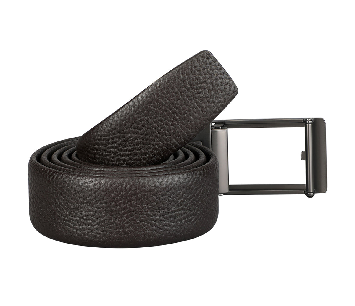 Men's belt in Genuine Leather - Brown