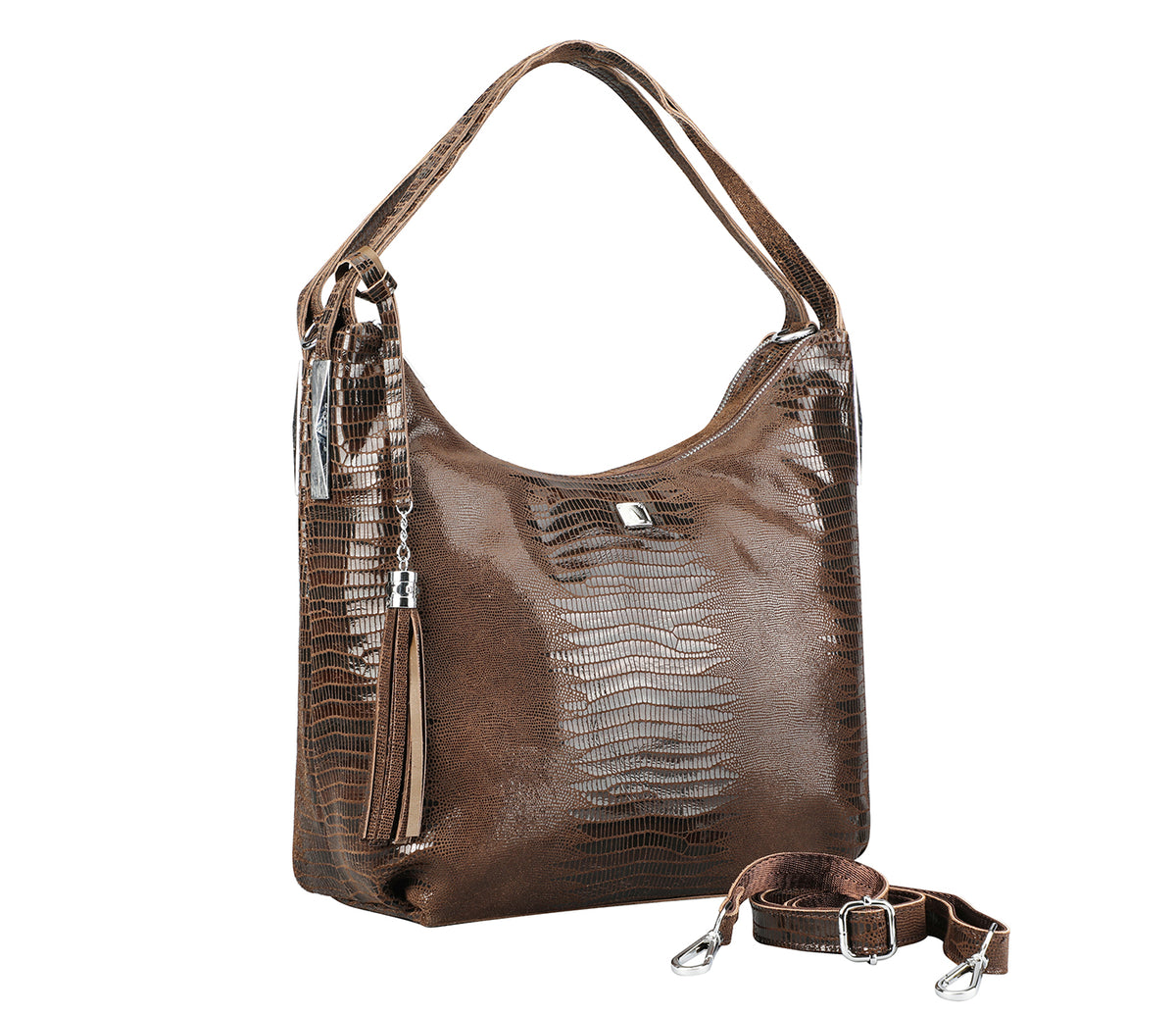 Fabiana Shoulder Bag - Brown