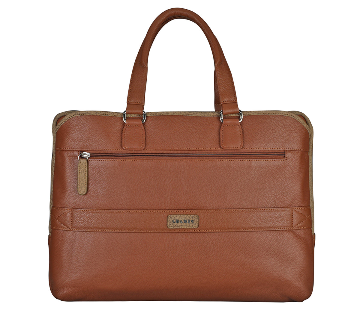 Samuel Laptop, Portfolio Bag - Tan