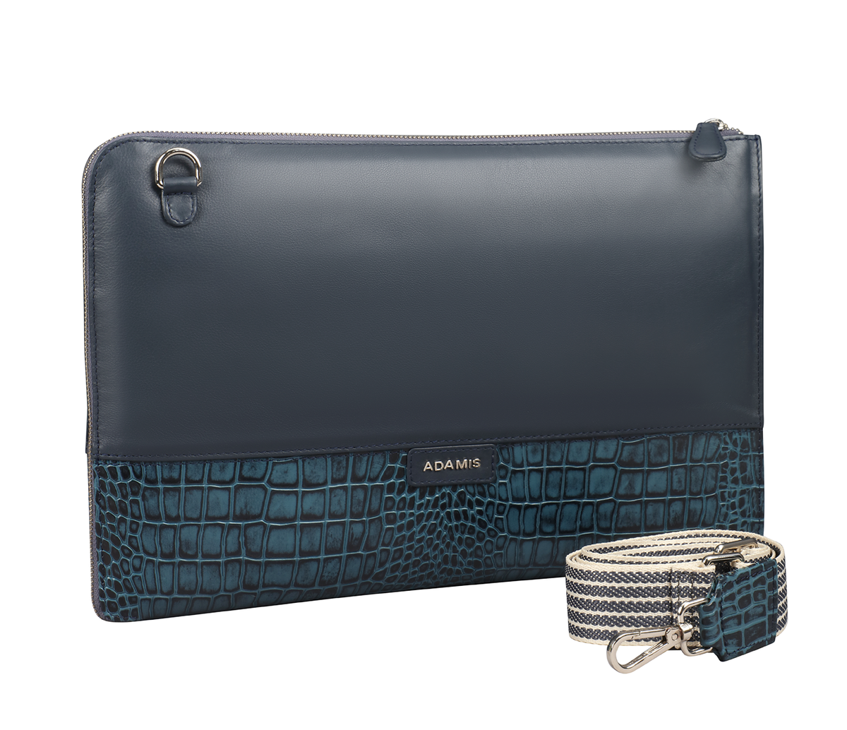Jaun Laptop, Portfolio Office Executive Bag - Blue