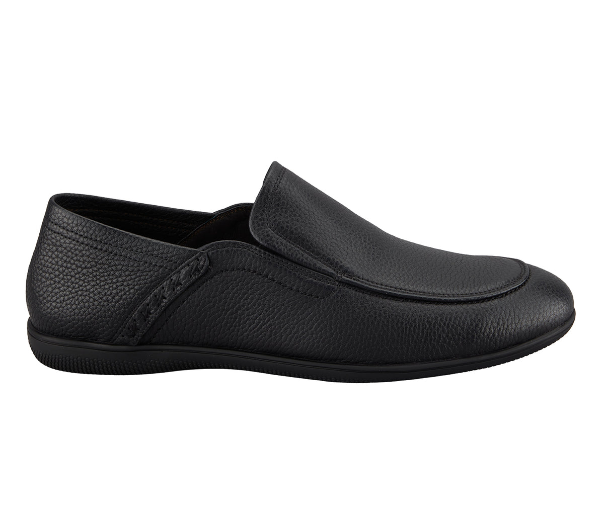 Moccasin in Soft Leather - Black