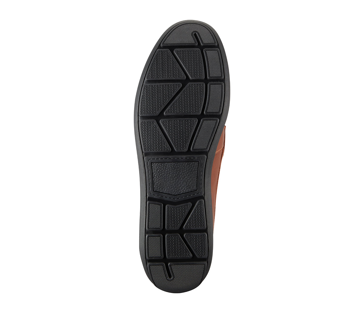 Weaved Look Moccasin With Metal Bit - Tan
