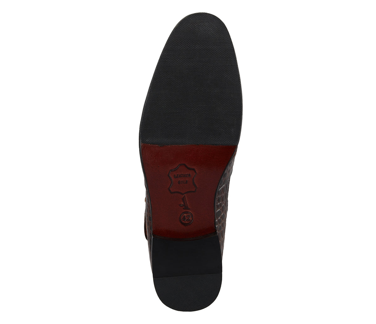 Sandal with Side Adjustable Buckle - Brown