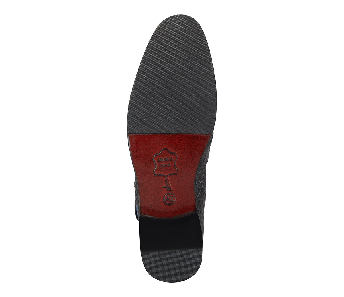 Sandal with Side Adjustable Buckle - Black