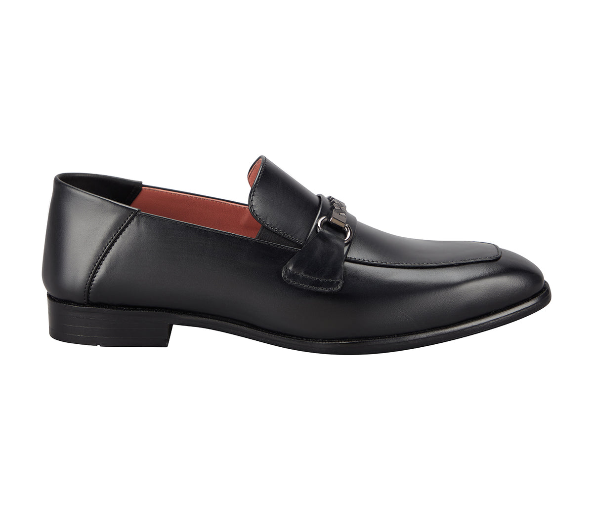 Loafer with Centre Ornament - Black