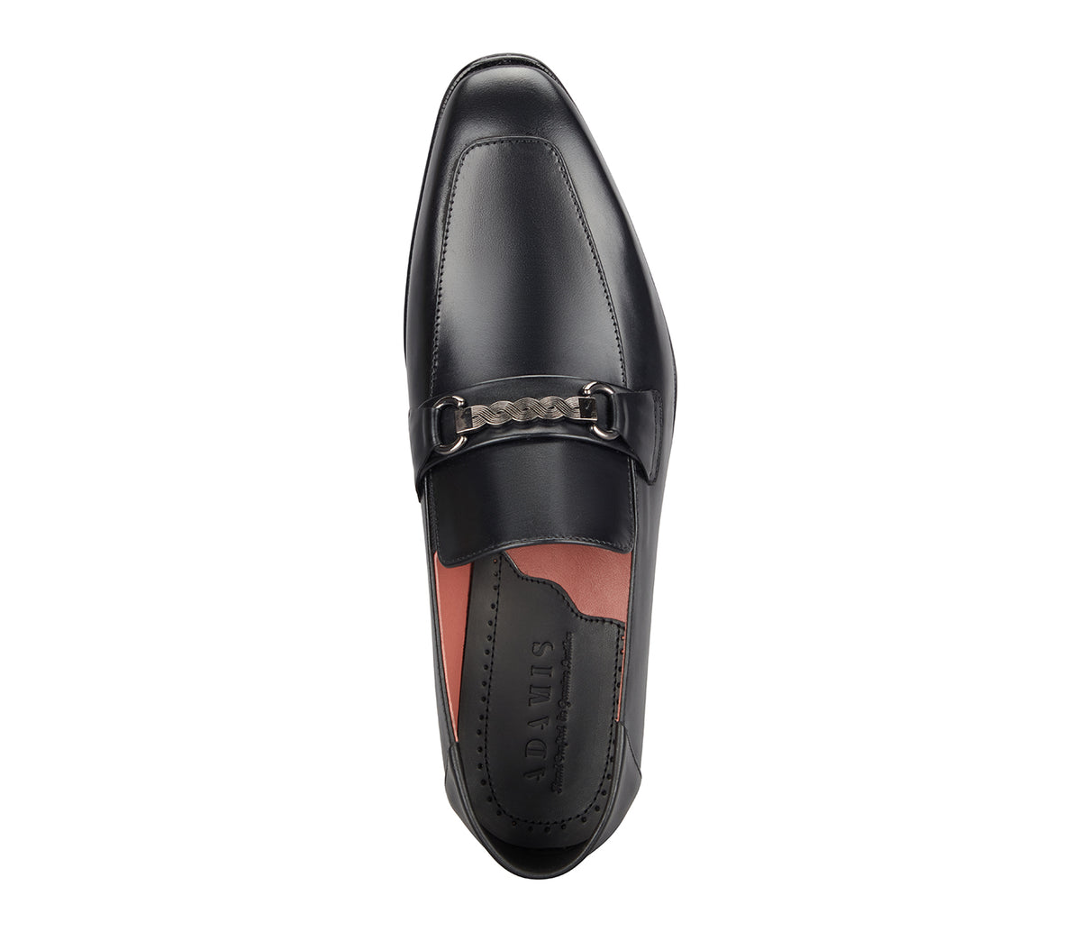 Loafer with Centre Ornament - Black