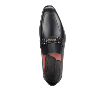 Loafer with Centre Ornament - Black