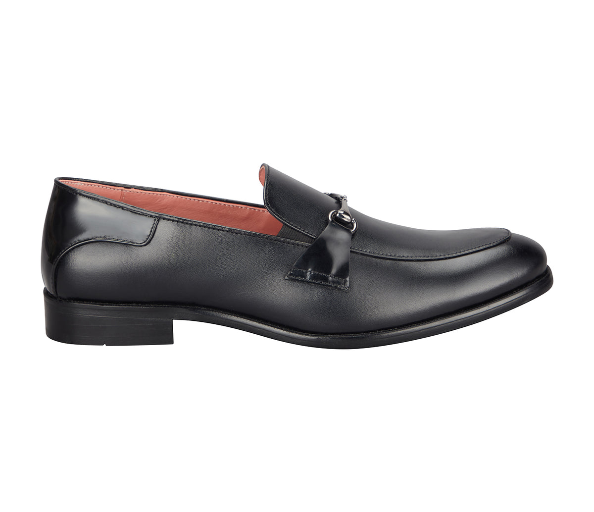 Loafer with Centre Ornament - Black