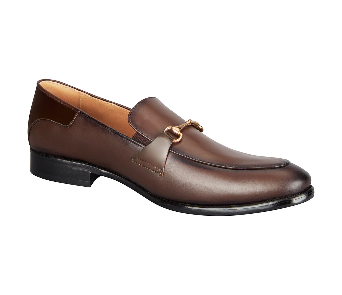 Loafer with Centre Ornament  - Brown