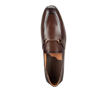 Loafer with Centre Ornament  - Brown