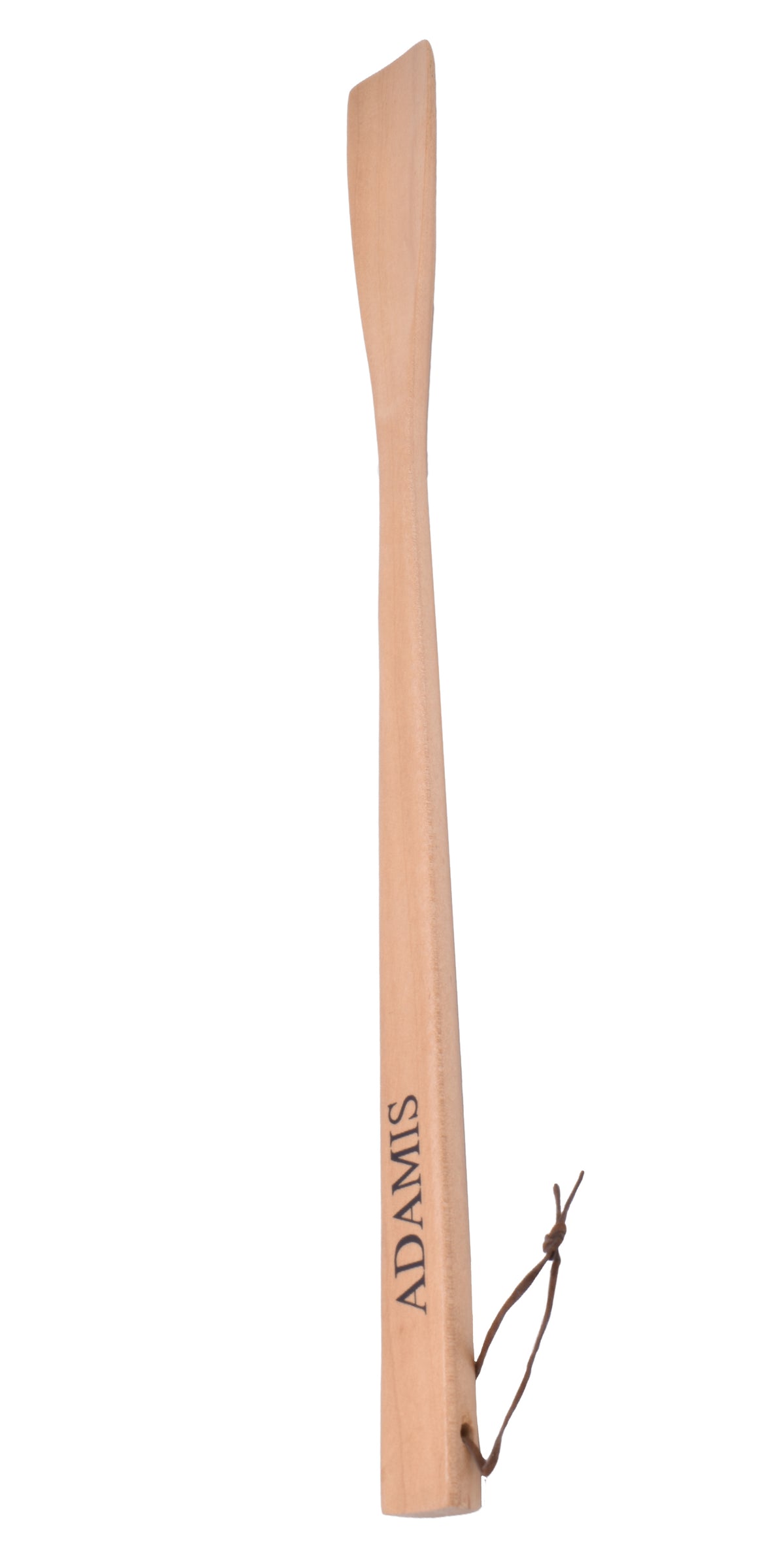 Shoe Horn In Beautiful Wood Finish With Adamis Signature-Beige