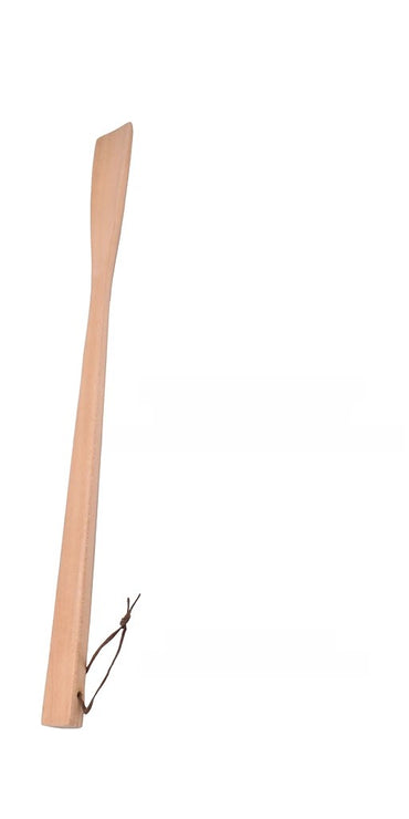 Shoe Horn In Beautiful Wood Finish With Adamis Signature-Beige