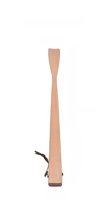 Shoe Horn In Beautiful Wood Finish With Adamis Signature-Beige