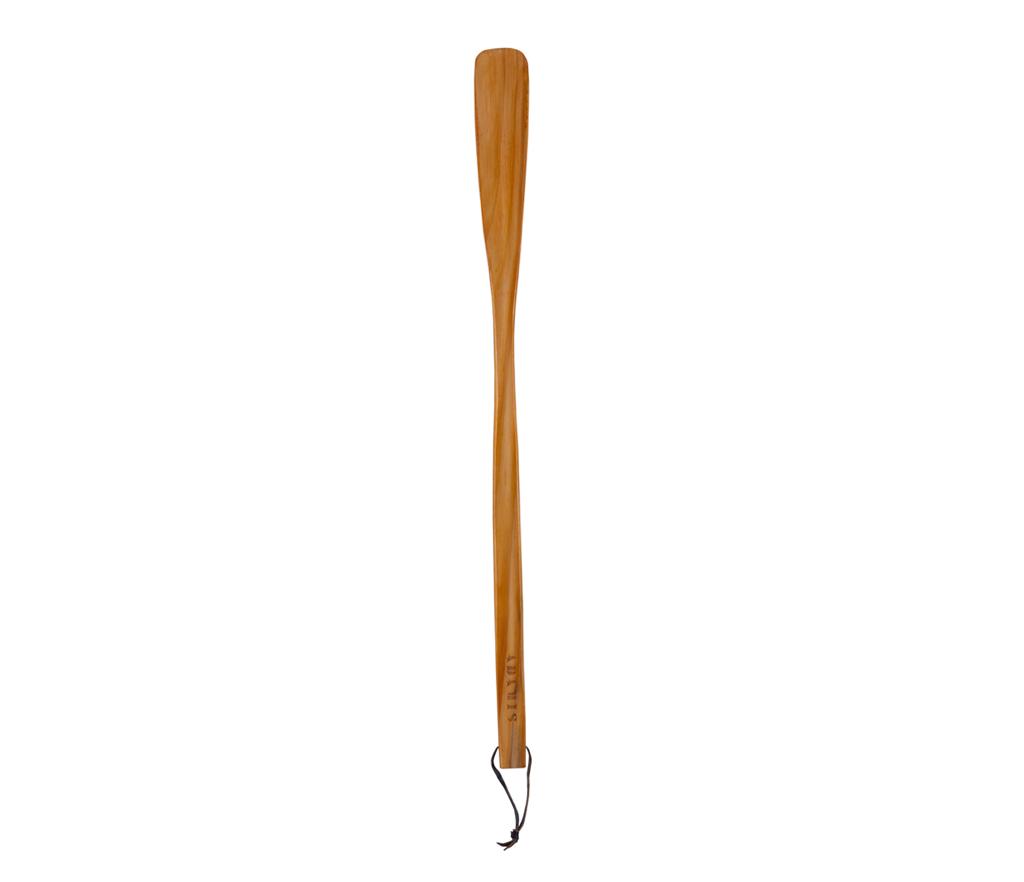 Shoe Horn In Beautiful Wood Finish With Adamis Signature-Natural