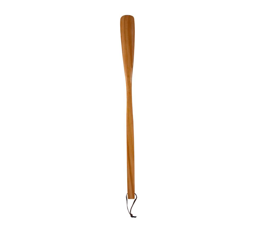 Shoe Horn In Beautiful Wood Finish With Adamis Signature-Natural