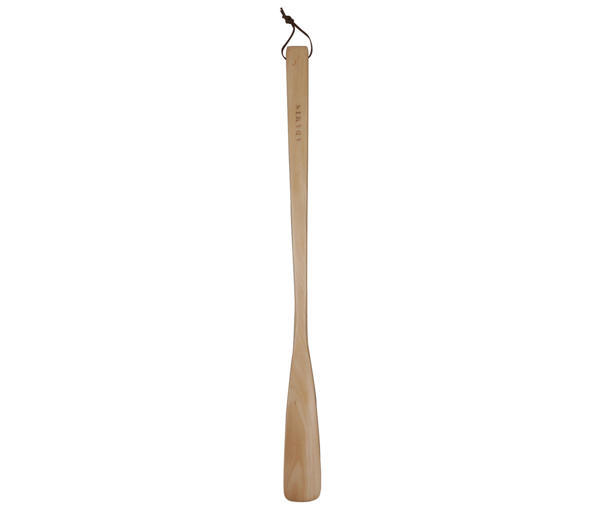 Shoe Horn In Beautiful Wood Finish With Adamis Signature-Natural