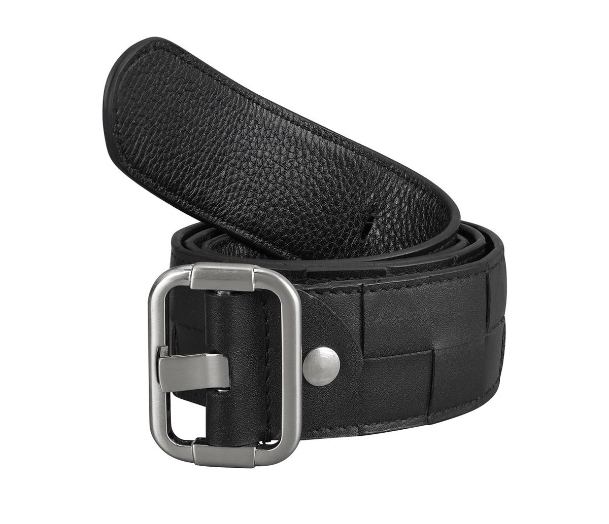 Women's stylish belt in Genuine Leather - Black