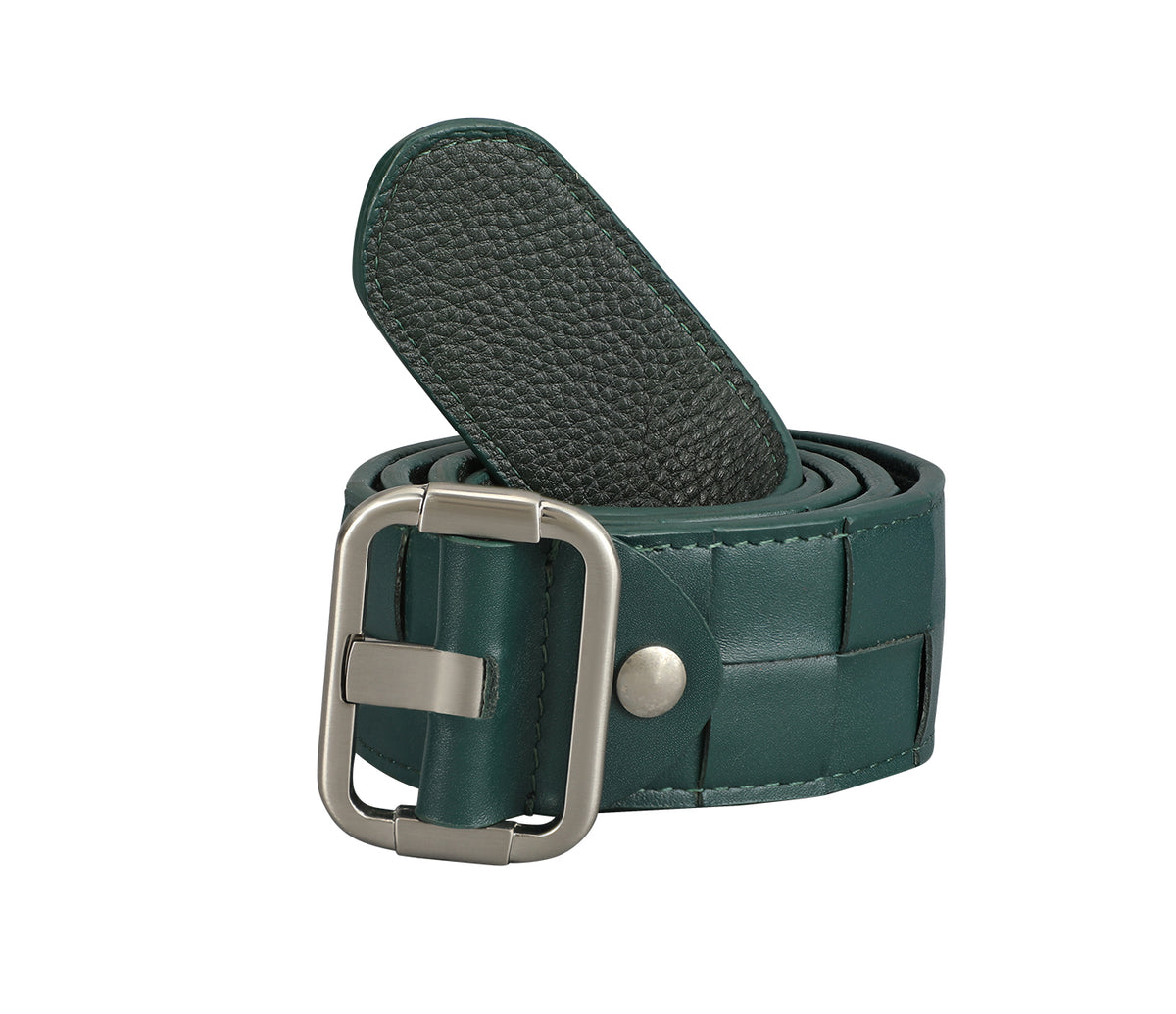 Women's stylish belt in Genuine Leather - Green